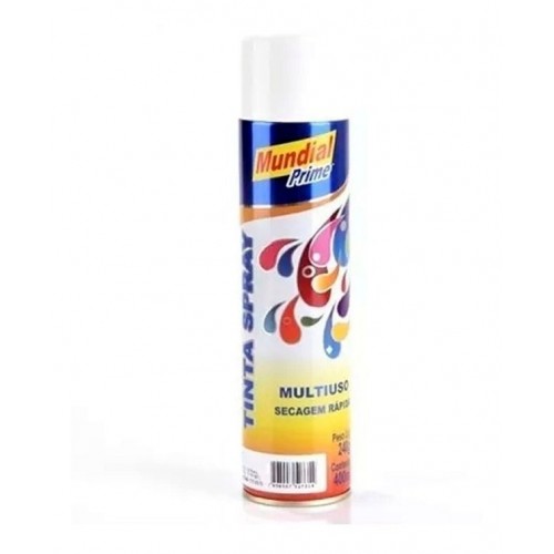 SPRAY BRANCO FOSCO 400ML MUNDIAL PRIME