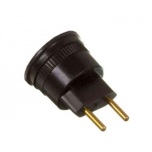 PINO SOQUETE PORTA LAMPADA PRETO FC 11518