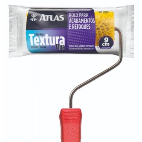 ROLO TEXTURIZADOR PARA TEXTURA FINA 9CM ATLAS 110/9