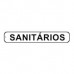 PLACA SINALIZACAO SANITARIOS 5X25CM LOOK 2520