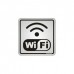 PLACA SINALIZACAO WIFI 15X15CM LOOK 3011