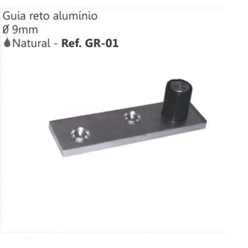 GUIA RETO ALUMINIO GR01 PERFIL C/10PC