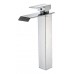 TORNEIRA PARA LAVATÓRIO 6006A MONOCOMANDO CASCATA/MISTURADOR QUADRADA ALTA CROMADA DECKCASA 