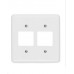 PLACA 4X4 DE 4 INTERRUPTORES BRANCO ILUMI 252I