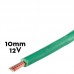 FIO ELÉTRICO 12V FLEXÍVEL 10MM VERDE ATS ROLO COM 100 METROS