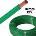 FIO ELÉTRICO 12V FLEXÍVEL 10MM VERDE ATS ROLO COM 100 METROS