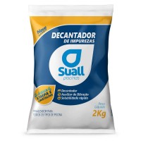 23348 - DECANTADOR DE IMPUREZAS SULFATO DE ALUMÍNIO SACO DE 2KG SUALL