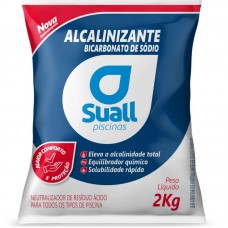 23349 - ALCALINIZANTE BICARBONATO DE SÓDIO SACO DE 2KG SUALL