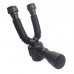 SIFÃO CORRUGADO PRETO COM COPO DUPLO 4X1 PORCA PVC FERE REF. 7.02.419