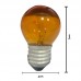 LÂMPADA BOLINHA INCANDESCENTE 15W 110V E27 LARANJA THOMPSON