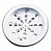 TAMPA GRELHA RALO 10CM INOX REDONDA COM FECHO ROTATIVO ABRE E FECHA