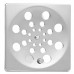 TAMPA GRELHA RALO 10CM INOX QUADRADA COM FECHO ROTATIVO ABRE E FECHA