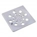 TAMPA GRELHA RALO 10CM INOX QUADRADA COM FECHO ROTATIVO ABRE E FECHA