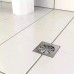TAMPA GRELHA RALO 10CM INOX QUADRADA COM FECHO ROTATIVO ABRE E FECHA