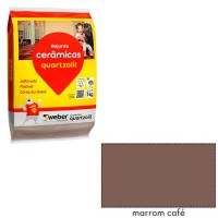 22030 - REJUNTE CERAMICA MARROM CAFE 1KG QUARTZOLIT