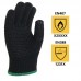 LUVA DE ALGODÃO PIGMENTADA PRETA TAMANHO G REF. 1020P/9 LDI SAFETY C.A.: 42426