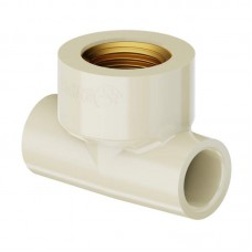 23552 - CPVC TÊ DE TRANSIÇÃO FFF DN 22MM X 3/4