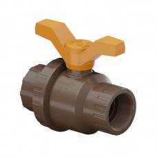 23581 - REGISTRO DE ESFERA PVC 60MM ROSCÁVEL COM UNIÃO TIGRE 27958389