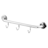 23605 - CABIDE COM 3 GANCHOS METAL CROMADO GS METAIS