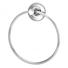 23607 - PORTA TOALHA DE METAL CROMADO TIPO ARGOLA GS METAIS