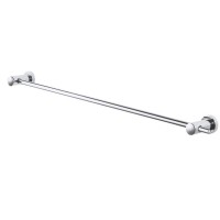 23608 - PORTA TOALHA DE METAL RETO LINEAR CROMADO GS METAIS