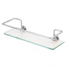23617 - SUPORTE RETO DE METAL PARA SHAMPOO 12CM X 40CM CROMADO GS METAIS