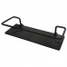 SUPORTE RETO DE METAL PARA SHAMPOO 12CM X 40CM PRETO FOSCO GS METAIS