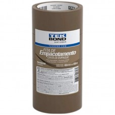 22227 - FITA ADESIVA 48MM X  40MT MARROM 4PC TEKBOND