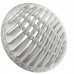 GRELHA TAMPA RALO PVC 150MM 15CM REDONDA BRANCA TIGRE