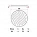 GRELHA TAMPA RALO PVC 150MM 15CM REDONDA BRANCA TIGRE