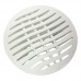 GRELHA TAMPA RALO PVC 150MM 15CM REDONDA BRANCA TIGRE