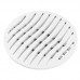 GRELHA TAMPA RALO PVC 150MM 15CM REDONDA BRANCA TIGRE