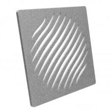 13486 - GRELHA TAMPA RALO 150MM 15CM ALUMÍNIO QUADRADA CROMADA TIGRE 27505155