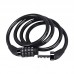 CADEADO P/BIKE C/SEGREDO 65CMX8MM PRETO 1704 FERTAK