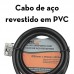 CADEADO P/BIKE CHAVE 1,20MT X 6MM PRETO BESTFER