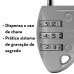 CADEADO C/SEGREDO 30MM PRATA CS23 PAPAIZ