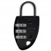 CADEADO SEGREDO 30MM PRETO CS23 PAPAIZ MALA BOLSA ARMÁRIO