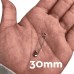 ALFINETES DE SEGURANÇA 25 A 45MM CARTELA COM 50UN P/ ROUPA REF. 7858