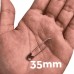 ALFINETES DE SEGURANÇA 25 A 45MM CARTELA COM 50UN P/ ROUPA REF. 7858