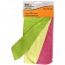 KIT 3 PEÇAS FLANELA PANO MICROFIBRA 30X30CM BESTFER CORES SORTIDAS