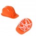 CAPACETE DE SEGURANÇA LARANJA COM CARNEIRA (SELO INMETRO) PLASTCOR