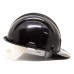 CAPACETE DE SEGURANÇA PRETO COM CARNEIRA (SELO INMETRO) PLASTCOR