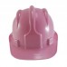 CAPACETE DE SEGURANÇA ROSA COM CARNEIRA (SELO INMETRO) PLASTCOR