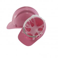 20456 - CAPACETE DE SEGURANÇA ROSA COM CARNEIRA (SELO INMETRO) PLASTCOR