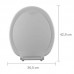 ASSENTO SANITÁRIO OVAL PLUS SOFT BRANCO MISTO ASTRA TPR/AS*BR1 
