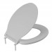 ASSENTO SANITÁRIO OVAL PLUS SOFT BRANCO MISTO ASTRA TPR/AS*BR1 