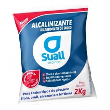 23349 - ALCALINIZANTE BICARBONATO DE SÓDIO SACO DE 2KG SUALL