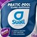 CLORO ADITIVADO DICLORO 22% PRATIC-POOL SACO COM 1KG SUALL PISCINAS