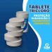 TABLET PASTILHA TRI CLORO ORGÂNICO ADITIVADO 87,3% 1KG COM 5 TABLETES DE 200G CADA SUALL PISCINAS
