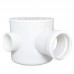 CAIXA SIFONADA REDONDA 150MM X 150MM X 50MM BRANCA MULTILIT 11291